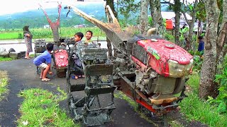 2 Dua Traktor Sawah Kerja Bareng Untuk Persiapan Pulang [upl. by Pat]