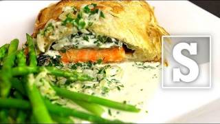 SALMON EN CROUTE RECIPE  SORTED [upl. by Nytsuj976]