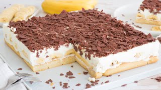 Ein Traum wird wahr  Bananen Split Torte ohne Backen [upl. by Naitirb]