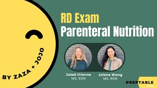 RD Exam Parenteral Nutrition Review  StepbyStep Calculation Guide [upl. by Ahsatal]