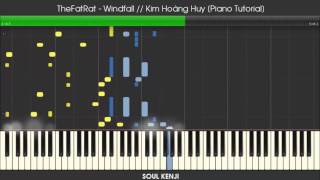 TheFatRat  Windfall 【Piano Tutorial  Synthesia】 [upl. by Azitram]