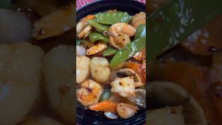 Chinese Shrimp amp Scallops with Garlic Sauce [upl. by Wiltshire822]