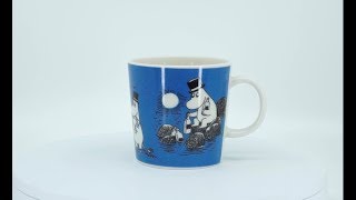 Muumimuki Tummansinen  Moomin Mug Dark Blue 19911999 [upl. by Dupuis91]