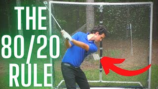 Get a Perfect Golf Swing Using My quot8020 RulequotYouve Never Seen Anything Like This [upl. by Yup17]