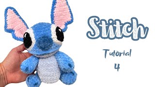 Crochet Stitch toy  amigurumi Stitch pattern part 4  Lilo a Stitch [upl. by Jovi]