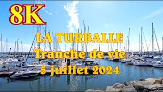 Insta360 X4 8K LA TURBALLE Nouveau port et animation Transquadra 5 juillet 2024 [upl. by Enitsyrk]