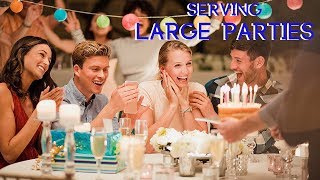 Serving Large Parties  Waiter training video Restaurant service How to be a good waiter [upl. by Adnuahsal]