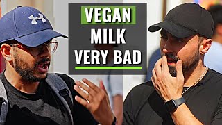 Environmentalist challenges Vegan on almond milk but didn’t expect this response [upl. by Fidelio]