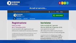 Iscrizioni online 201920  01 Come registrarsi [upl. by Remo]