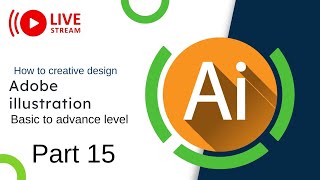 How to creative design illustration basic to advance level live class part 15 [upl. by Ahsanat]