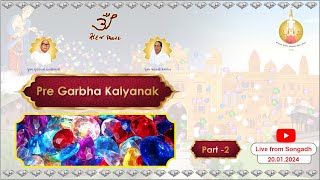 Pre Garbha Kalyanak Day  Part 2  Panchkalyanak Pratishtha Mahotsav Songadh  20 Jan 2024 [upl. by Enirrok]