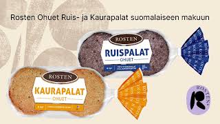 Rosten Ohuet Ruis ja Kaurapalat [upl. by Aronoff]