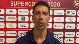 Unahotels sfiora limpresa contro la Virtus il commento di coach Martino [upl. by Trahern]