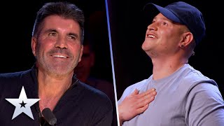 Shy Maxwell Thorpe’s UNEXPECTED voice STUNS the Judges  Auditions  BGT 2022 [upl. by Elleron838]