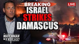 Israel Airstrikes ROCK Damascus Iran THREATENS Arab Gulf States  Watchman Newscast LIVE [upl. by Sidran628]