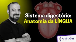 Sistema digestório anatomia da LÍNGUA  José Góes [upl. by Bell]