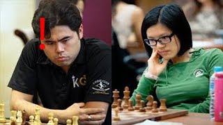 Hikaru Nakamura blunders but Hou Yifan resigns [upl. by Sidwel249]