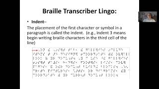 An Introduction to Braille Codes Formatting Rules and Braille Transcriber Lingo [upl. by Allys90]