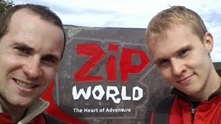 Zip World Velocity Snowdonia Europes longest and fastest zip line [upl. by Enytsuj]