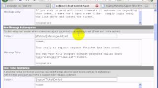 4 How to do email setting in osTicket [upl. by Elsi]