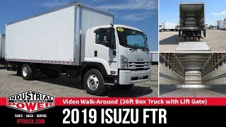 2019 ISUZU FTR 26ft Box Truck  ISUZU Truck Walk Around  IP TRUCK [upl. by Elohcin]