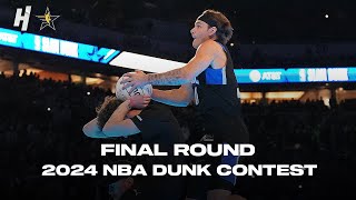 2024 NBA Slam Dunk Contest  FINAL Round Highlights 🔥 NBAAllStar [upl. by Ullman]