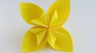 Easy Origami Kusudama Flower [upl. by Irtimed]