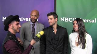 Cast of Imposters talk about love scandal amp Imposters  2017 NBC Universal TCAS [upl. by Adest633]