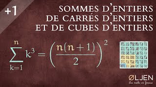 EM6 Sommes dentiers de carrés et de cubes dentiers Démonstration [upl. by Harahs]