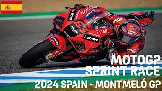 🏍️ MOTOGP SPRINT RACE Highlights  Spain 2024  Circuit of Montmelo Bagnaia Martín catalanGP 🏁 [upl. by Nnad870]