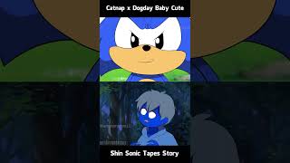 SHIN SONIC x TAILS SO BABY Cute story The Sonic Tapes Animation [upl. by Thalassa]