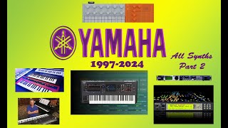 Yamaha Synth History by year pt2 [upl. by Remat]