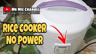 Diy  Cara baiki Periuk Nasi  How to repair Rice Cooker No Power [upl. by Fancy]