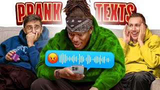 SIDEMEN PRANK TEXT ROULETTE VOICENOTE EDITION [upl. by Aniham]