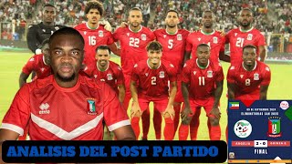 EL POST PARTIDO DEL ARGELIA 2 GUINEA ECUATORIAL 0  UN NZALANG CON POCA AMBICION [upl. by Maurita]