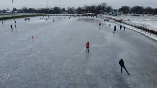 IJsbaan Zuidwolde schaatsen 2024 [upl. by Adnolehs]