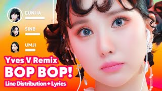 VIVIZ  BOP BOP Yves V Remix Line Distribution  Lyrics Karaoke  PATREON REQUESTED [upl. by Aicia]