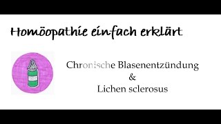 Chronische Blasenentzündung und Lichen sclerosus [upl. by Eisse]