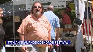 77th Annual Rhododendron Festival kicks off in Roan Mountain [upl. by Naraj]