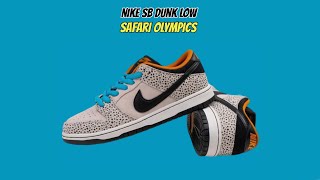 Nike SB Dunk Low Safari Olympics [upl. by Yahsat981]