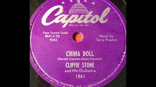 Cliffie Stone And His Orchestra “China Doll” Capitol 1861 1952 Gerald Cannon amp Guna Cannon song [upl. by Leviralc509]