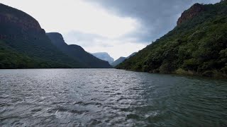 Blyde River Canyon boat trip in 4K  The Largest Green Canyon In The World [upl. by Lezned]