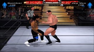 HCTP  Gunther Vs Jey Uso  Single Match  Walkthrough Gameplay [upl. by Micheil12]