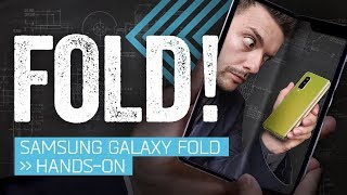 Galaxy Fold HandsOn The Folding Phone Is Back [upl. by Jenifer]