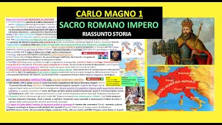 I FRANCHI dai Merovingi ai Carolingi  CARLO MAGNO E SACRO ROMANO IMPERO riassunto semplice [upl. by Airtina606]