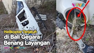 Helikopter Jatuh Gegara Balingbaling Terlilit Tali Layangan [upl. by Ellehcram]