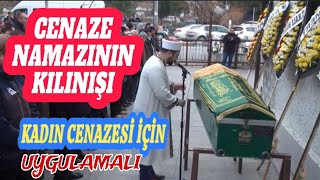 Cenaze namazı nasıl kılınır Kadın Uygulamalı örnek video [upl. by Sigmund804]