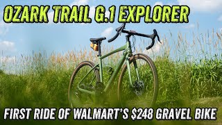 First Ride Walmart Ozark Trail G1 Explorer Gravel Bike [upl. by Retniw]