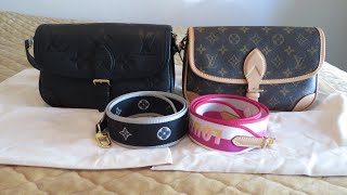 LOUIS VUITTON DIANE Canvas or Empreinte Leather  Full review  mods👜💜 Which one should you pick [upl. by Itsirhc]