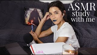 ASMR Study With Me Inaudible whispers tapping paper sounds keyboard study ambiance [upl. by Noved297]